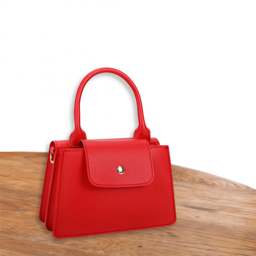 Karren - Women Flap closure with metallic button Handbag