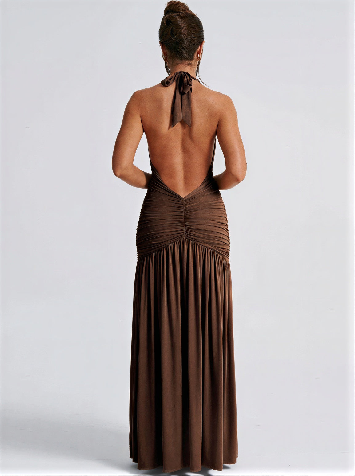 Halter-maxi | Jurk | Dames | Elara
