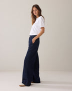 Felisa - Vrouwen Wijdvallend Silhouet Jeans en T-shirt Set