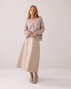 Gregoria - Dames Vest met Goudkleurige Knopen