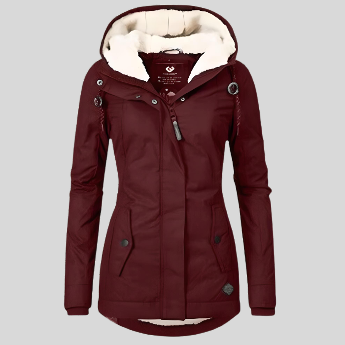 Rayne - Vrouwen Jas met Faux Shearling Voering