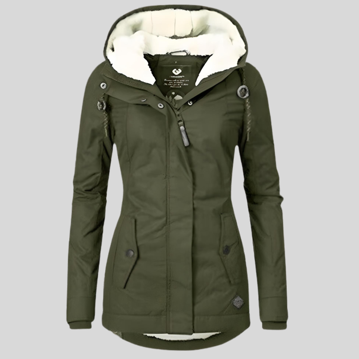 Rayne - Vrouwen Jas met Faux Shearling Voering
