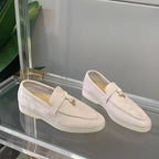 Goudkleurige hardware details | Loafers | Dames | Loafers