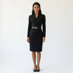 Lange mouwen | Wikkeljurk | Dames | Sienna