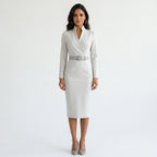 Lange mouwen | Wikkeljurk | Dames | Sienna