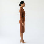 Lange mouwen | Wikkeljurk | Dames | Sienna