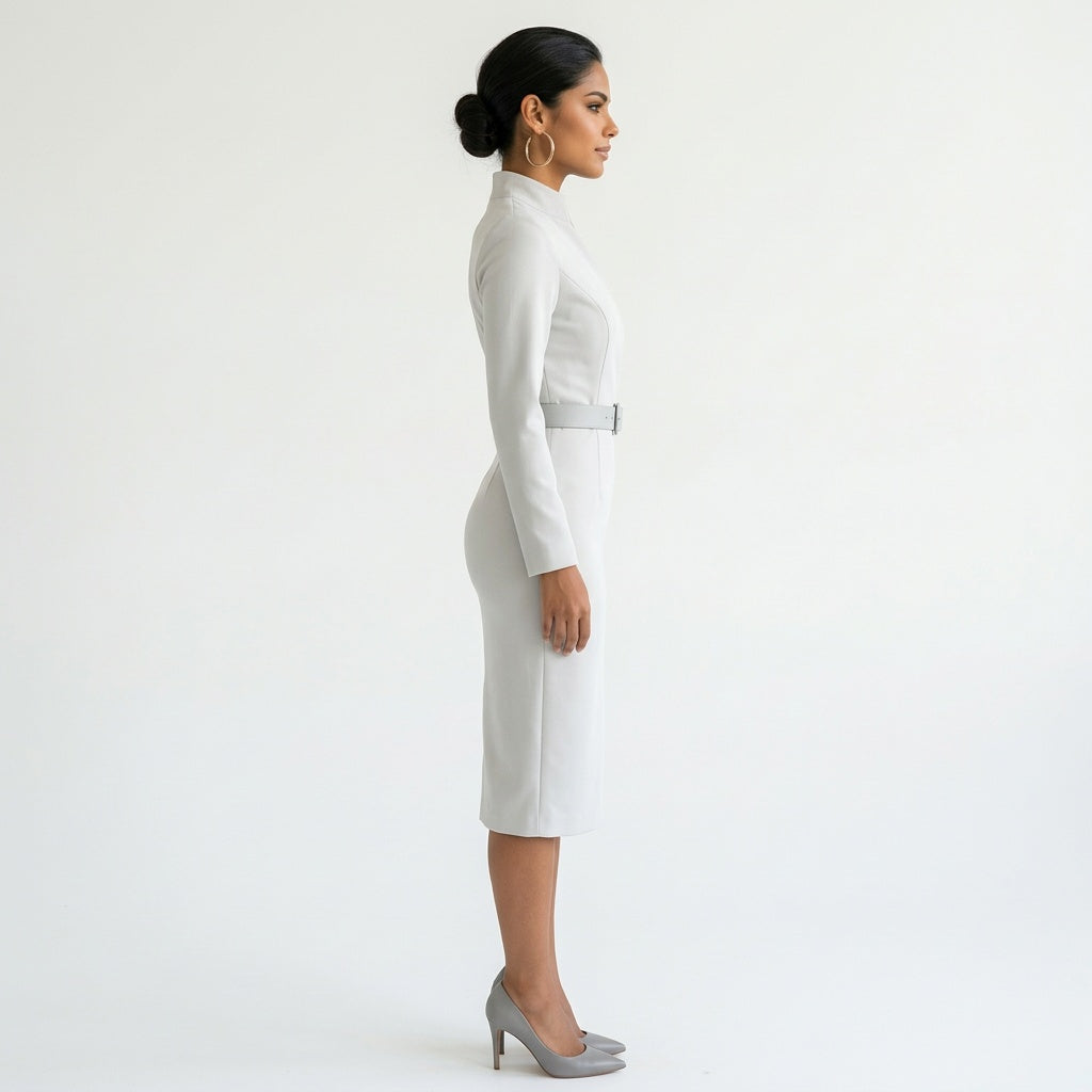 Lange mouwen | Wikkeljurk | Dames | Sienna