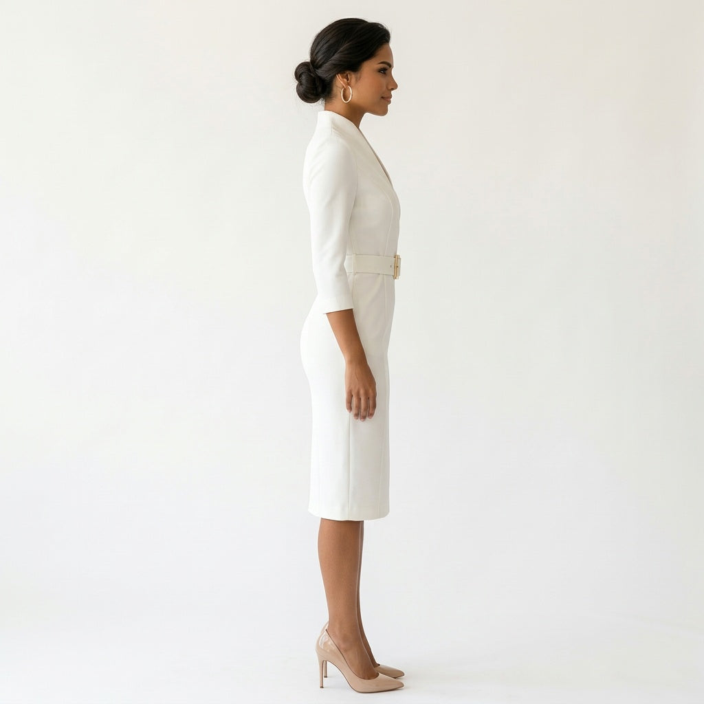 Lange mouwen | Wikkeljurk | Dames | Sienna