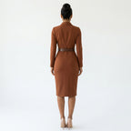Lange mouwen | Wikkeljurk | Dames | Sienna