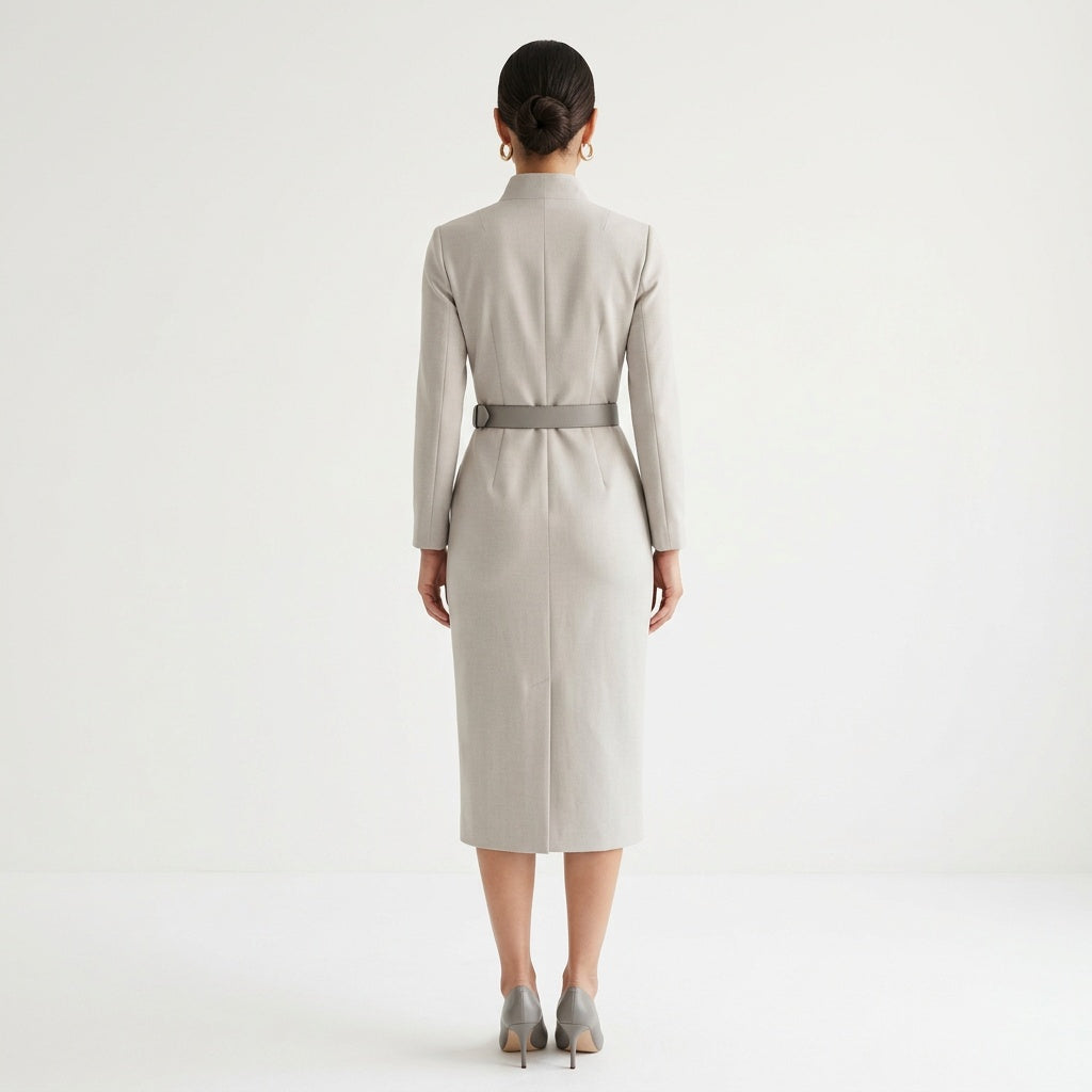 Lange mouwen | Wikkeljurk | Dames | Sienna