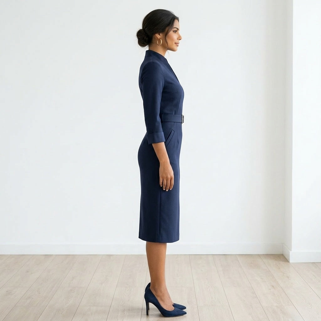 Lange mouwen | Wikkeljurk | Dames | Sienna