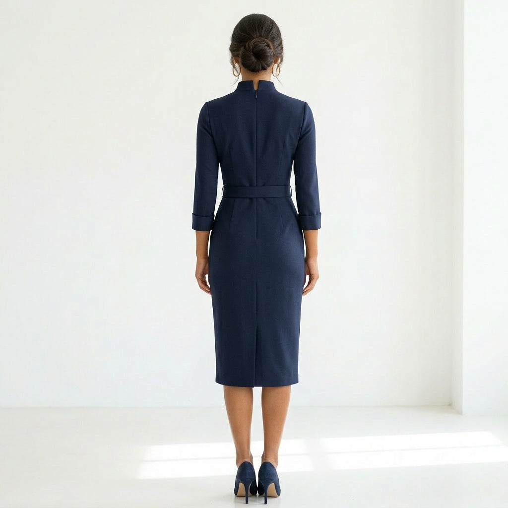 Lange mouwen | Wikkeljurk | Dames | Sienna