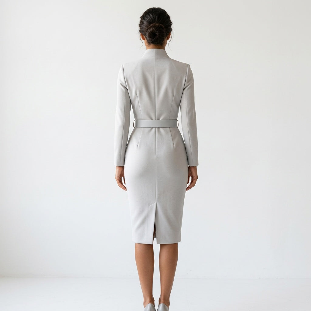 Lange mouwen | Wikkeljurk | Dames | Sienna