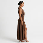Halter-maxi | Jurk | Dames | Elara