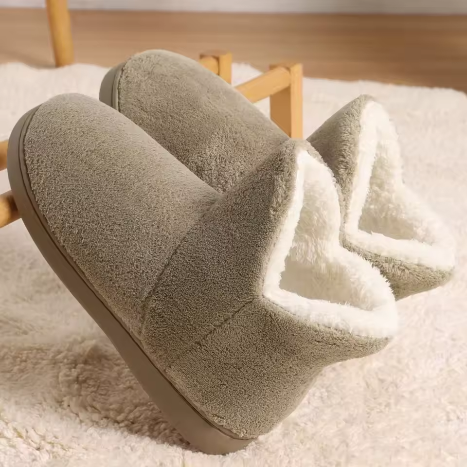 Soluna CloudWalk - Dames Ultra-Zachte Sherpa Binnenpantoffels