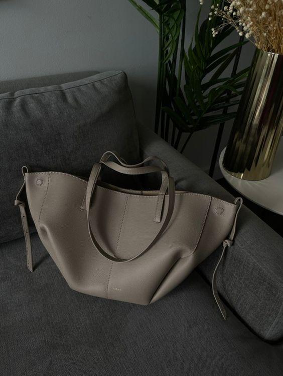 Cassia | Leren vintage tote bag